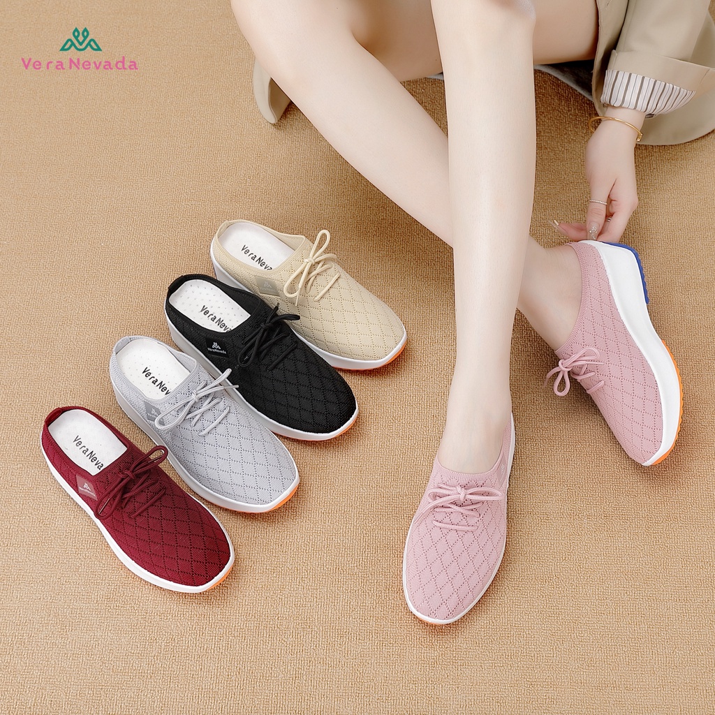 Vera Nevada Sepatu Casual Slop Sneaker Wanita Shoes A01