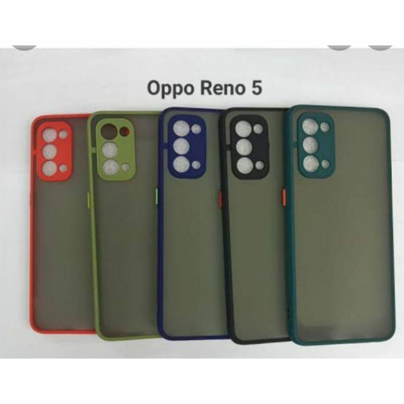 SLIKONCASE  AERO MAYCUS CASING HP ADA PELINDUNG CAMERA OPPO RENO 5