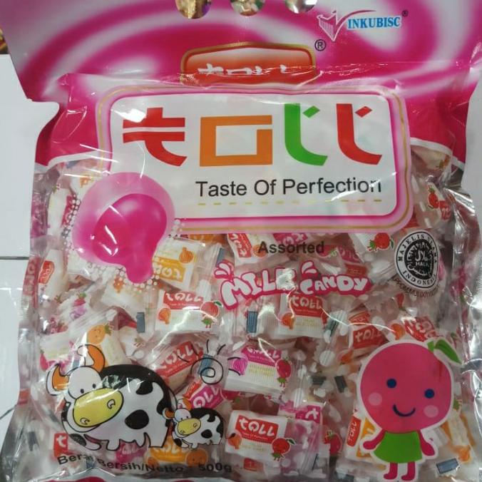 

TERBARU Toll Milky Candy - 500 Gram /PERMEN LUNAK/PERMEN VIRAL/PERMEN MILO/PERMEN YUPI/PERMEN JADUL/PERMEN KARET