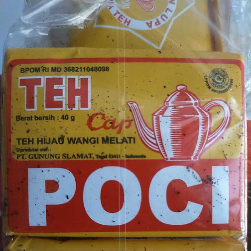 

teh cap poci berat 40 gr