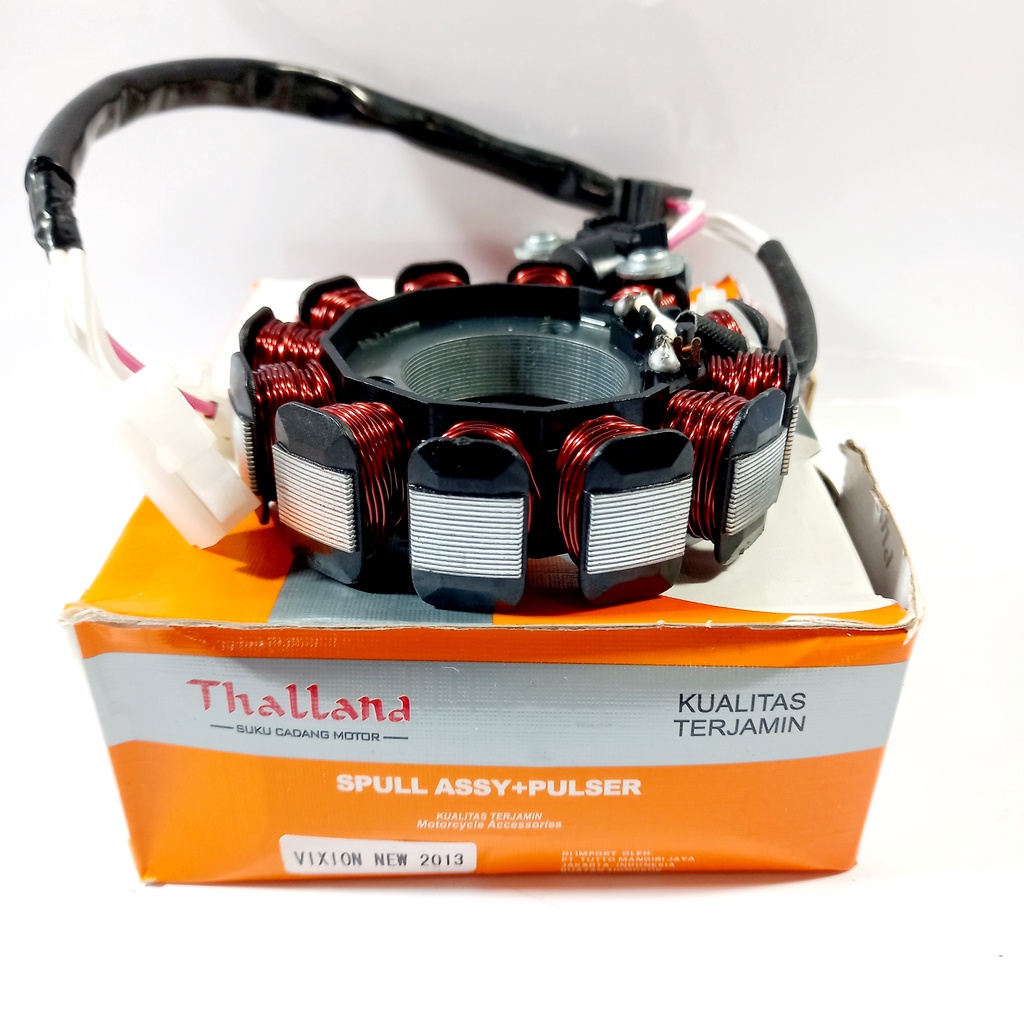 SPULL SPOOL ASSY VIXION NEW VIXION OLD PLUS PULSER STATOR ASSY SPUL KOMPLIT