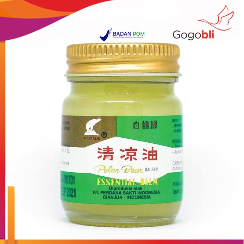 Polar Bear Brand Essential Balm 36gr - Balsem Hangat Meredakan Pegal & Masuk Angin