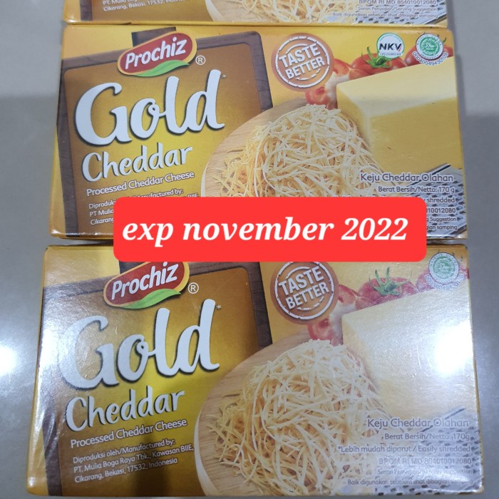 

T0P KEJU PROCHIZ GOLD CHEDDAR 170 GR NICE