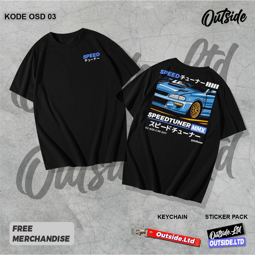 KAOS SPEEDTUNER KAOS MOBIL TSHIRT MODIFIKASI MOBIL