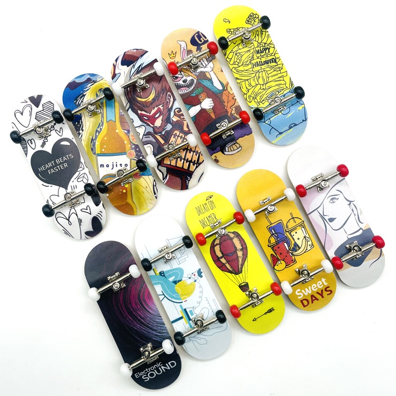 Mainan Skateboard Jari Lebar 32mm Untuk Anak