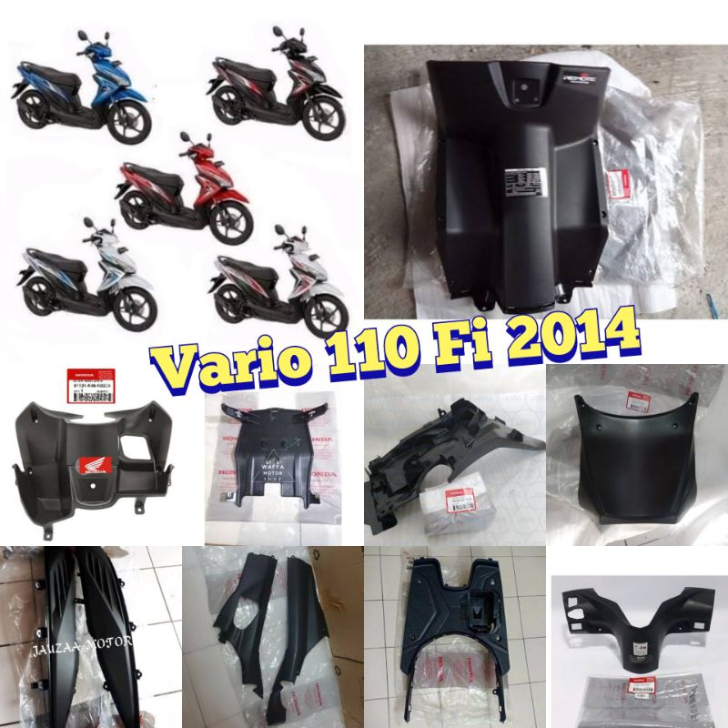 Cover body kasar fullset Honda Vario 110 Fi 2014 Stater brisik original AHM PART