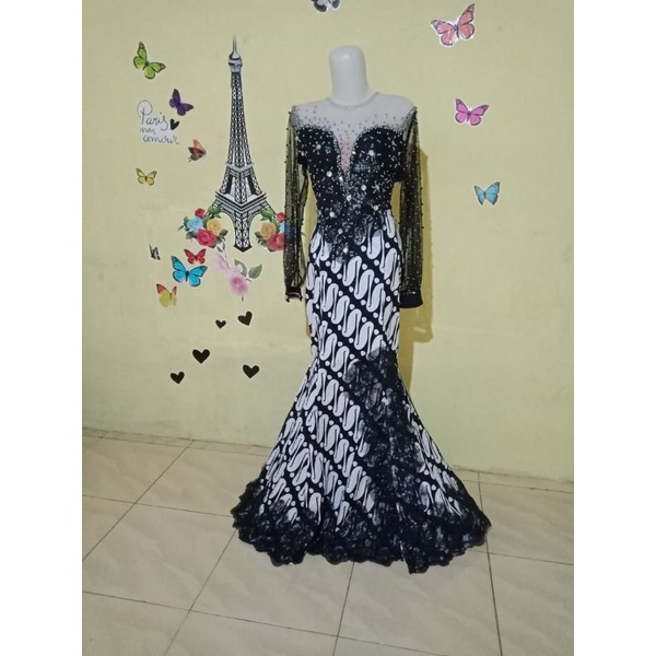 gaun singer batik Stretch melar