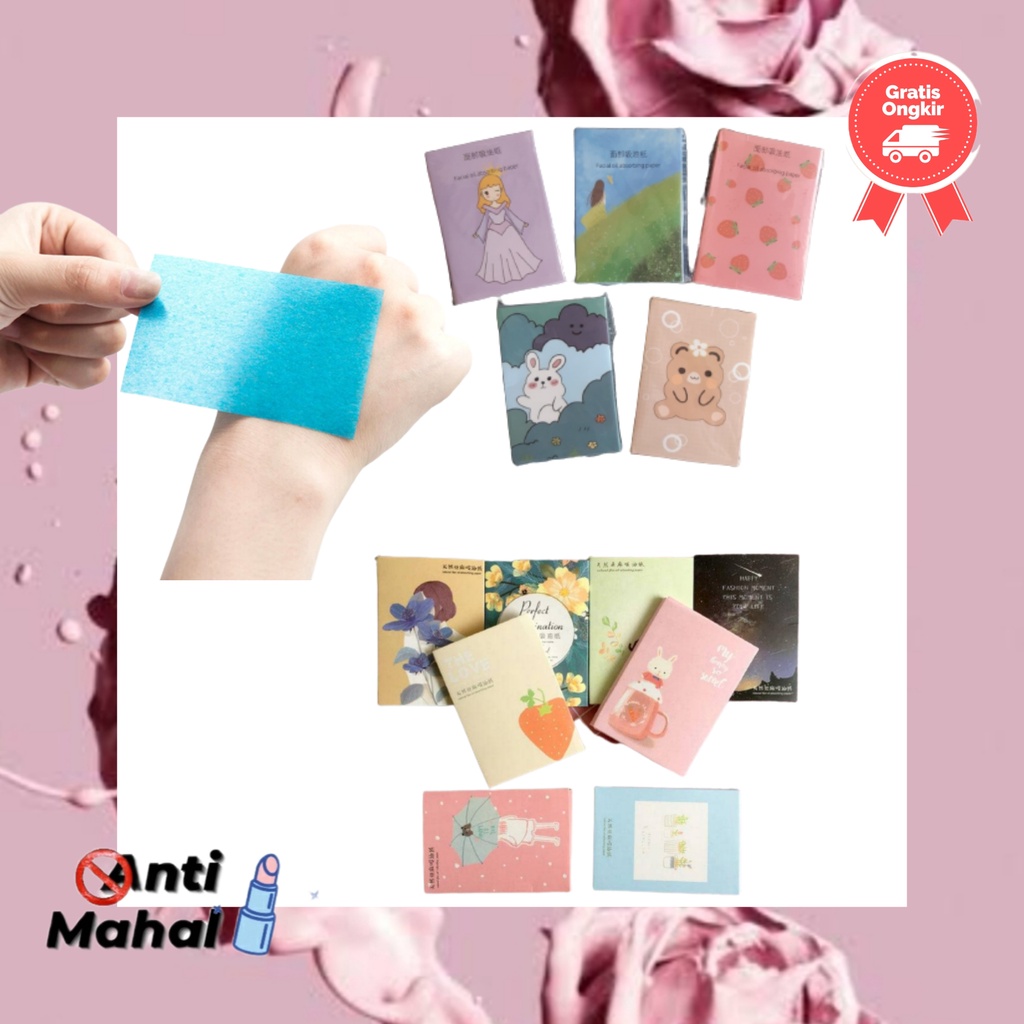 Jual Kertas Minyak Wajah Isi Lbr Cm X Cm Anti Mahal Shopee