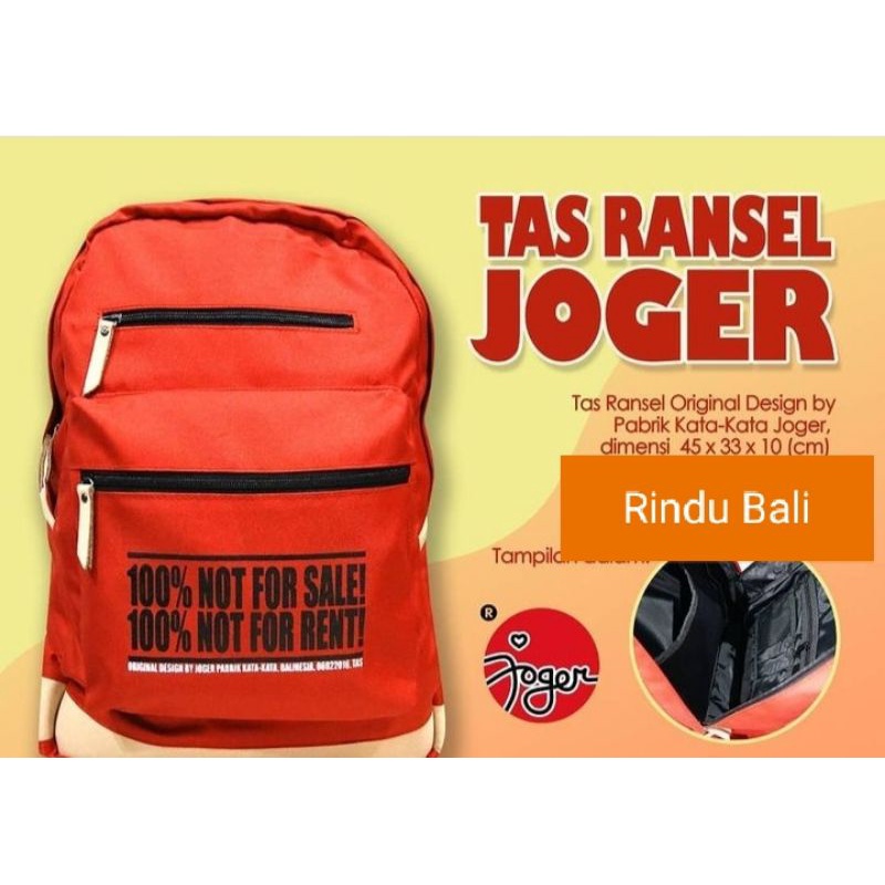 Tas Ransel Joger Asli Bali