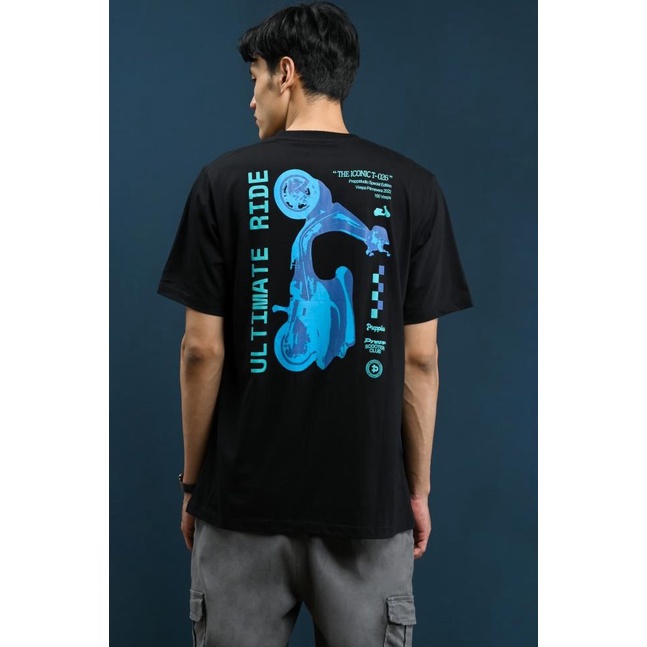 KAOS PREPP STUDIO PREPP SCOOTER CLUB "PREPPIES" TEES BLACK - S