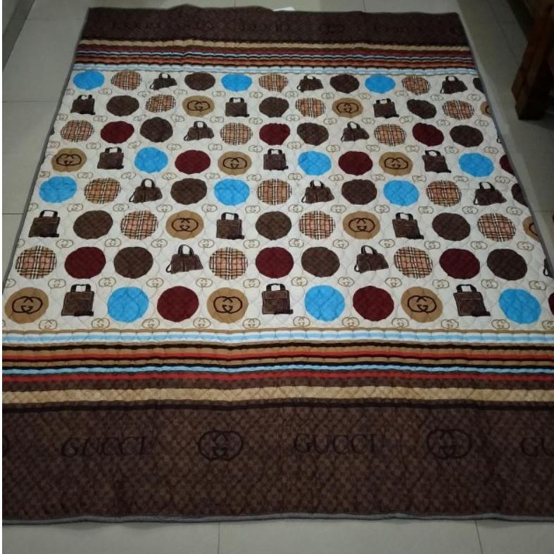 *Promo* Karpet Lantai Quilting Jumbo 180x230 cm Motif Gucci Dijamin