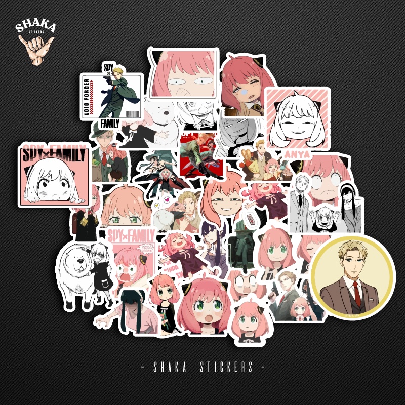 

Sticker Anime SPY X FAMILY 32 Pcs Murah Anti Air Sticker Anya Grafatac Camel Vinyl Murah Sticker Laptop Sticker HP Helm Pintu