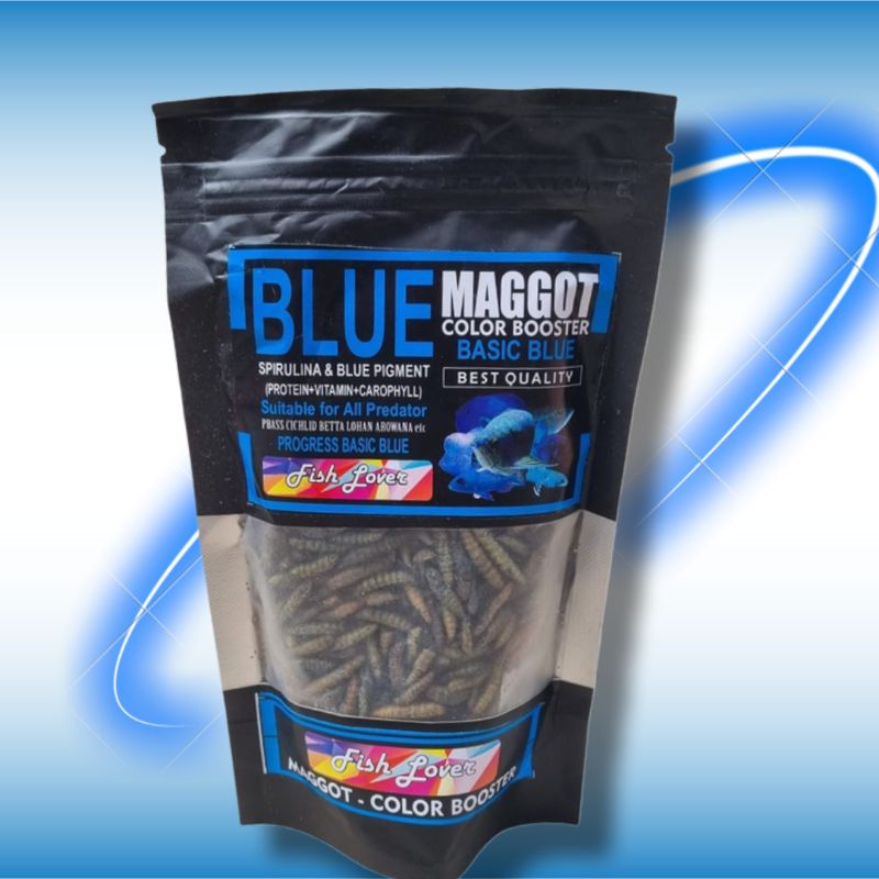 Makanan Ikan FISH LOVER MAGGOT SACHET RED YELLOW BLUE BOSSTER 30GR