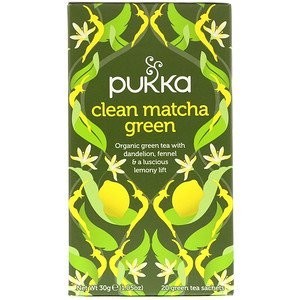 

Pukka Tea Clean Matcha Green Organic A Luscious Green Tea 20 x 1.5 Gr