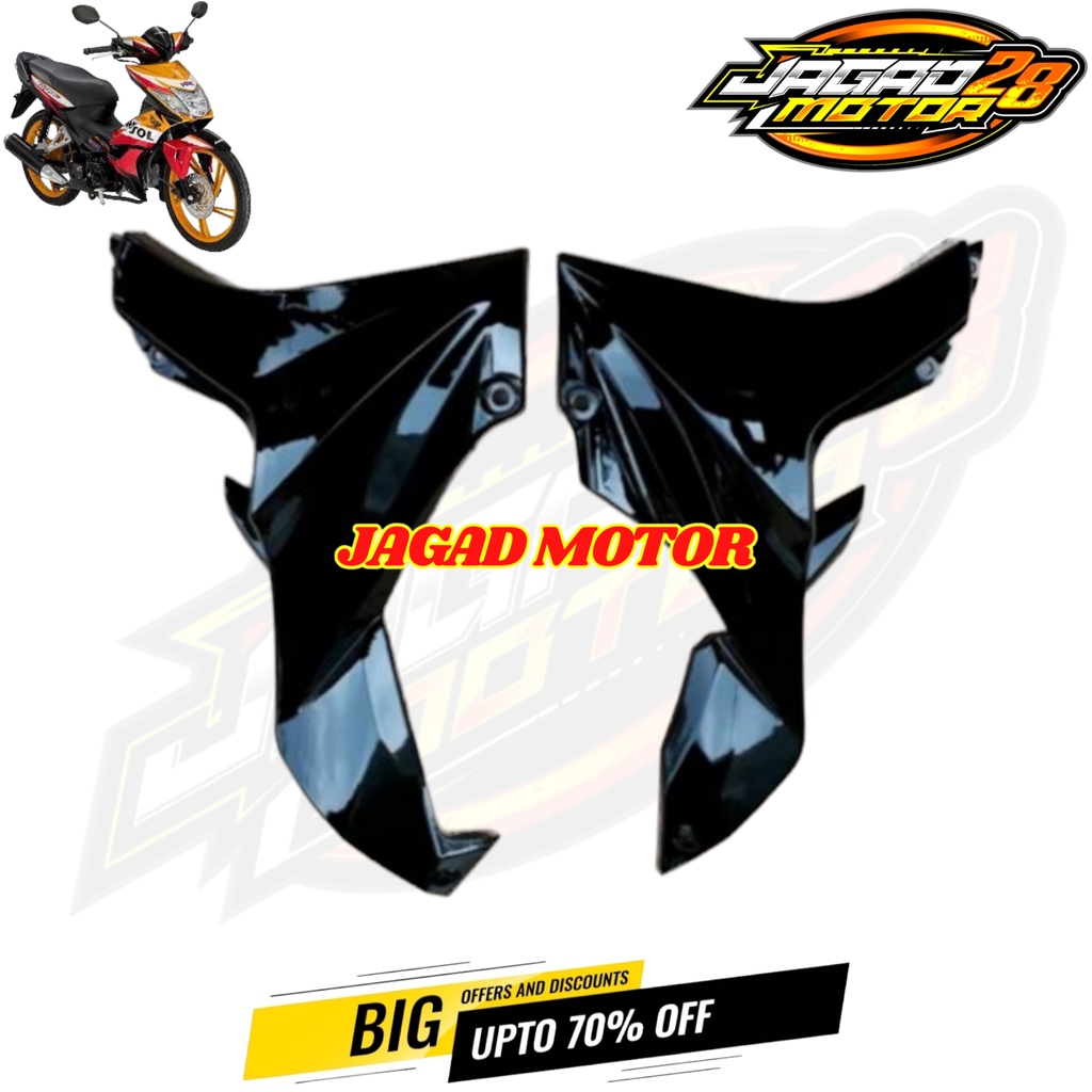 Cover Sayap Bawah Honda Blade Lama Old 2008 - 2011 Hitam / Sayap Luar Bagian Bawah Kanan Kiri Honda Blade Lama 2008 - 2012 Hitam