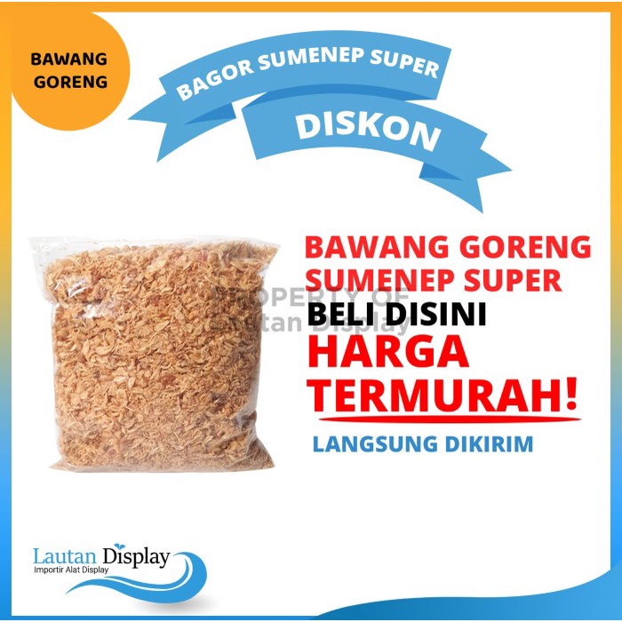 

Bawang Goreng Sumenep Grade A Renyah 1 Kg