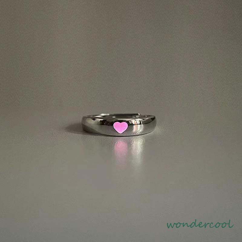 Cincin Cinta Luminous Retro Vintage Korea Gaya Untuk Wanita-Won