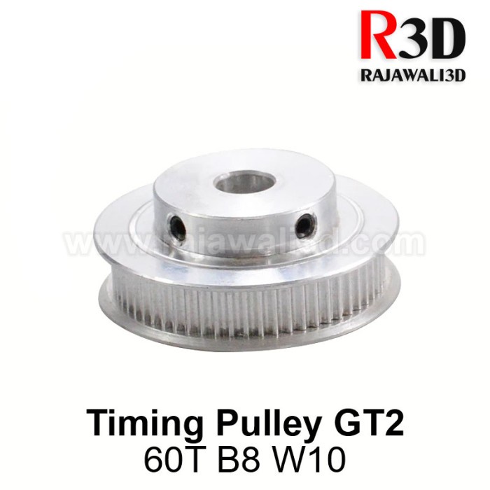 GT2 TIming Pulley 60 Teeth Bore 8mm Belt 10mm