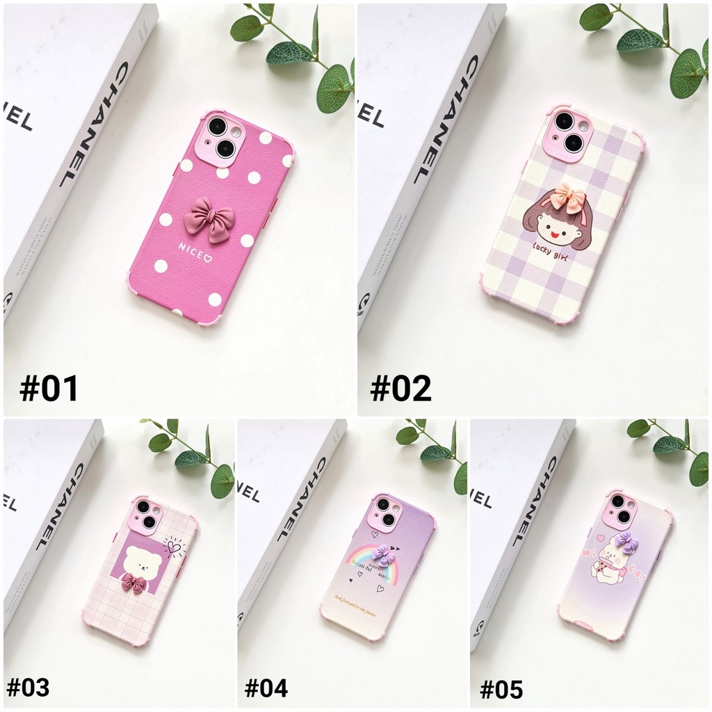 REDMI 10 REDMI NOTE 9 10 10S 4G 10 5G 10 PRO POCO M3 POCO X3 | RIBBON 3D KOREAN Soft Case Leather Lens Cover