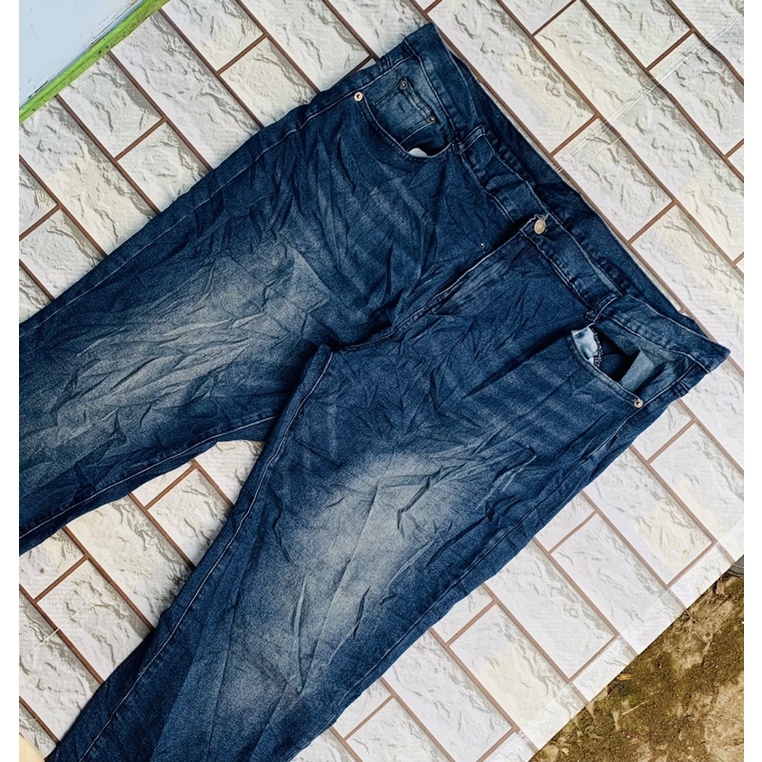 Celana Jeans second Bluewash Big size 41