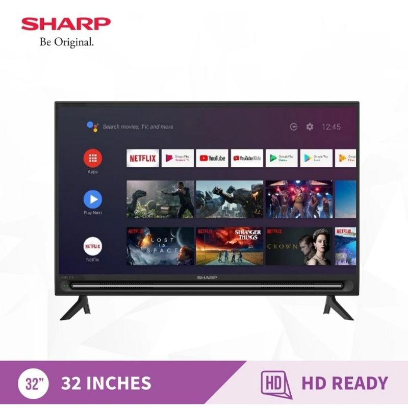 SHARP HD-Ready Android TV 32 Inch - 2T-C32BG1i