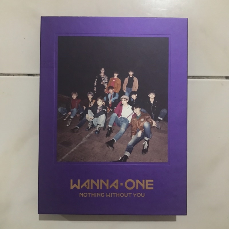 Album Kpop Wanna One Nothing Without You Original Preloved Guanlin PC Unsealed