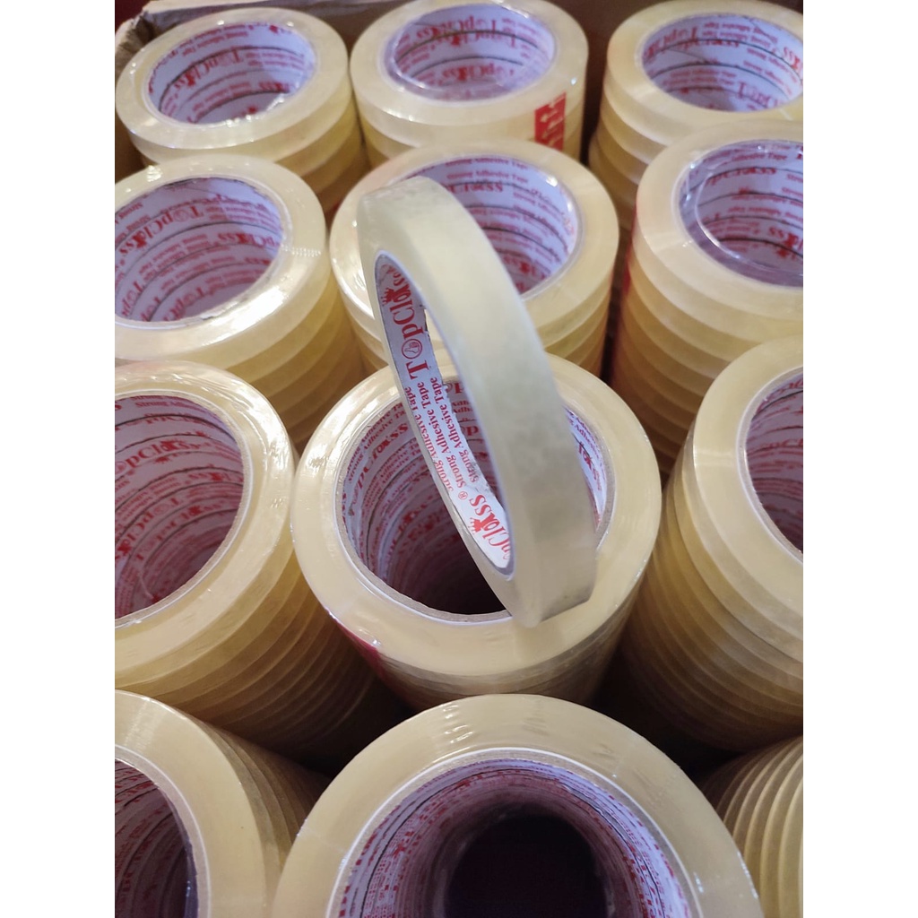 

Isolasi 1/2 Inch / 12 MM x 100 Yard Tebal, isi 288 pcs, Harga Karton