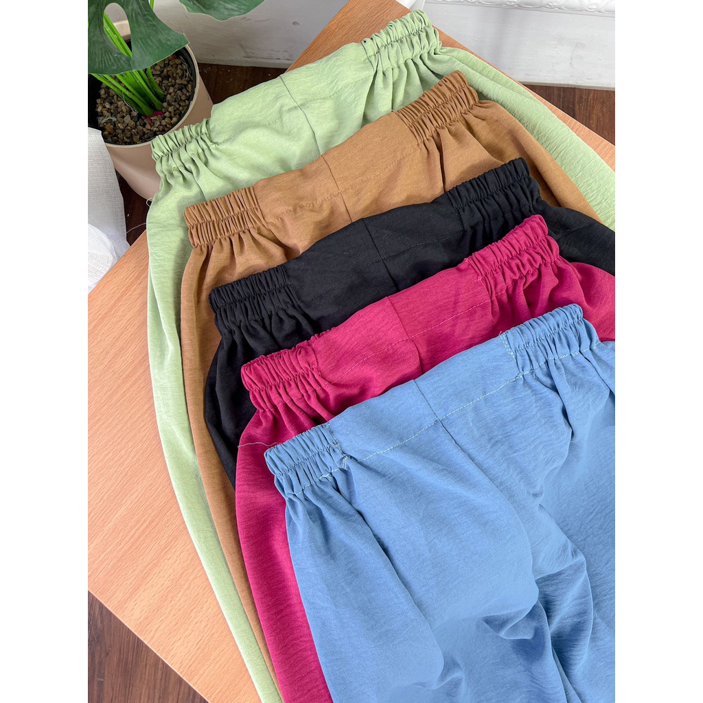 ZEVA KULOT HIGHWAIST PREMIUM AIRFLOW CRINCKLE DEODORA