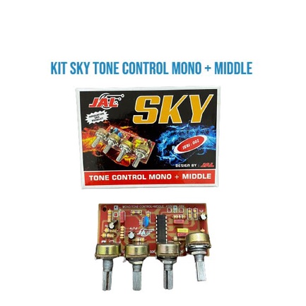 Kit Tone Control mono Plus Middle IC LM 324 SKY