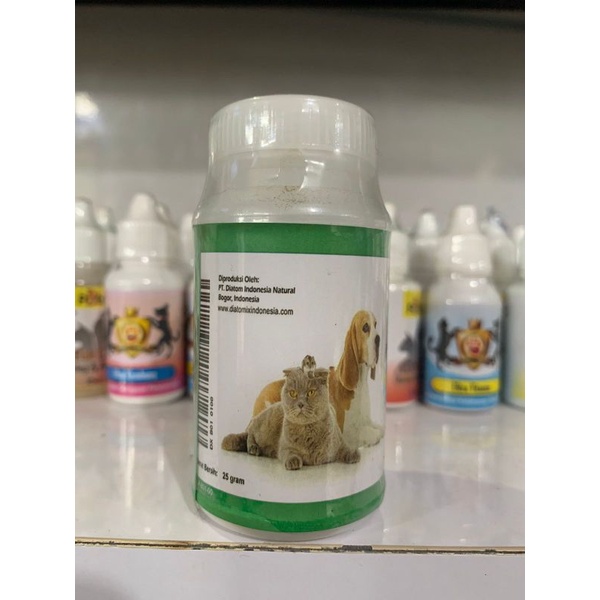 Diatomix Obat Pembasmi Cacing Kucing Dan Anjing 25gr / Obat Pembasmi Parasit Internal