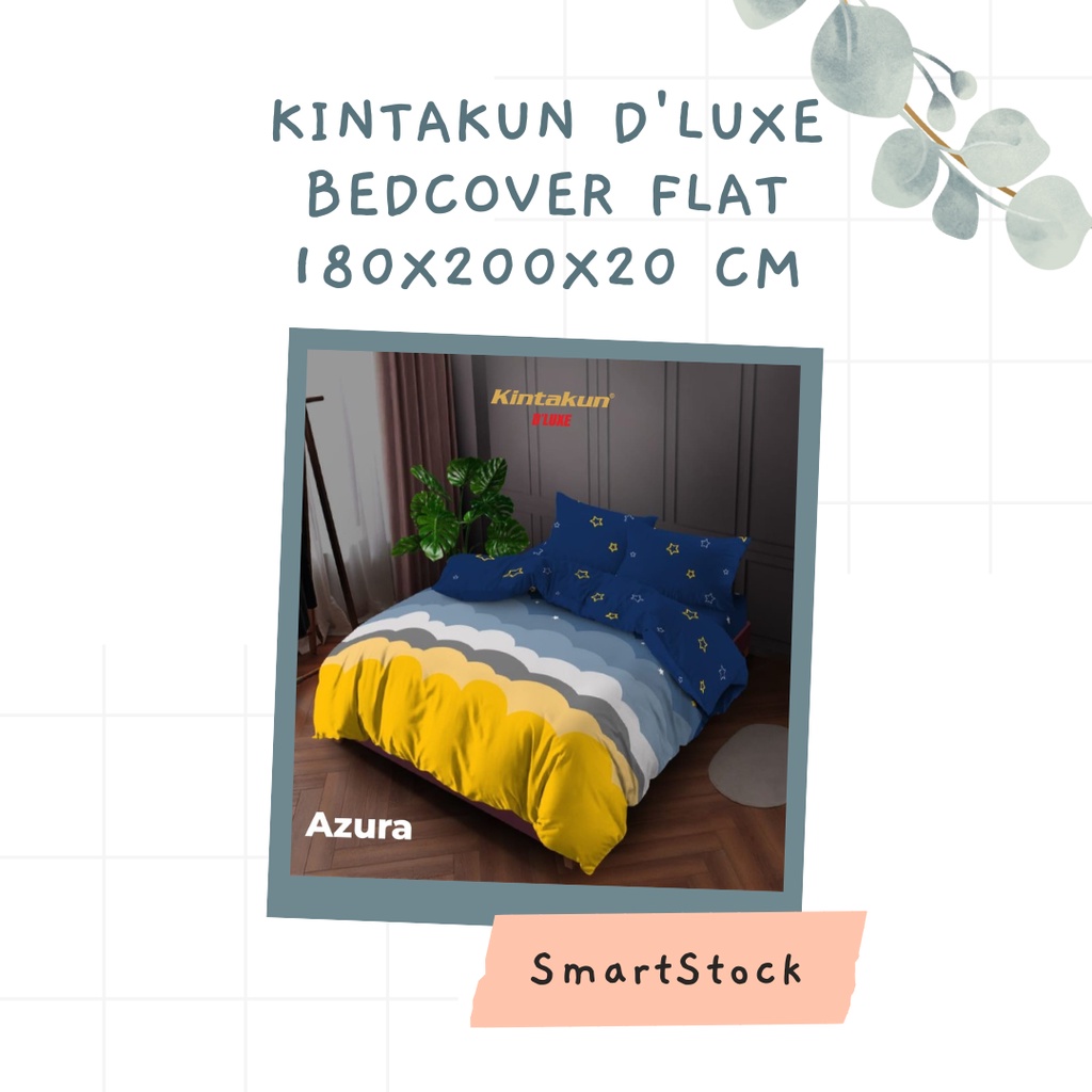 SS Bedcover Set Kintakun Dluxe D'luxe Flat 180 Lite 180 180x200 King Size No 1