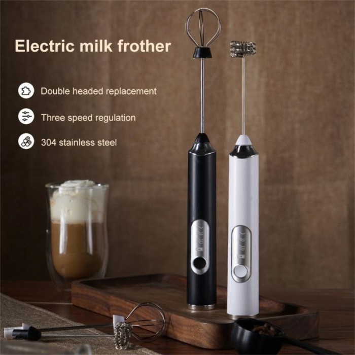 barokah gamis Rechargeable milk frother electric | alat aduk susu