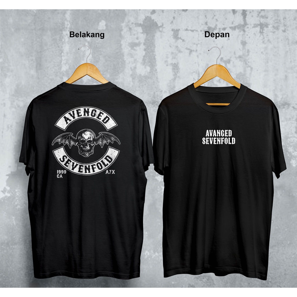 KAOS BAND AVENGED SEVENFOLD A7X / BAJU DISTRO MUSIK METAL PRIA DEWASA