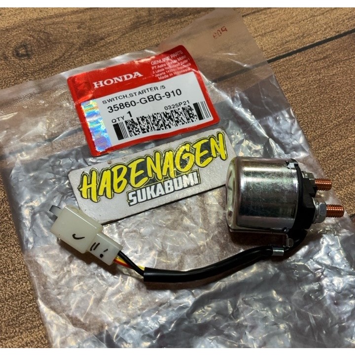 35860GBG910 bendik switch swit relay stater starter honda grand impressa legenda supra x 100 old lam