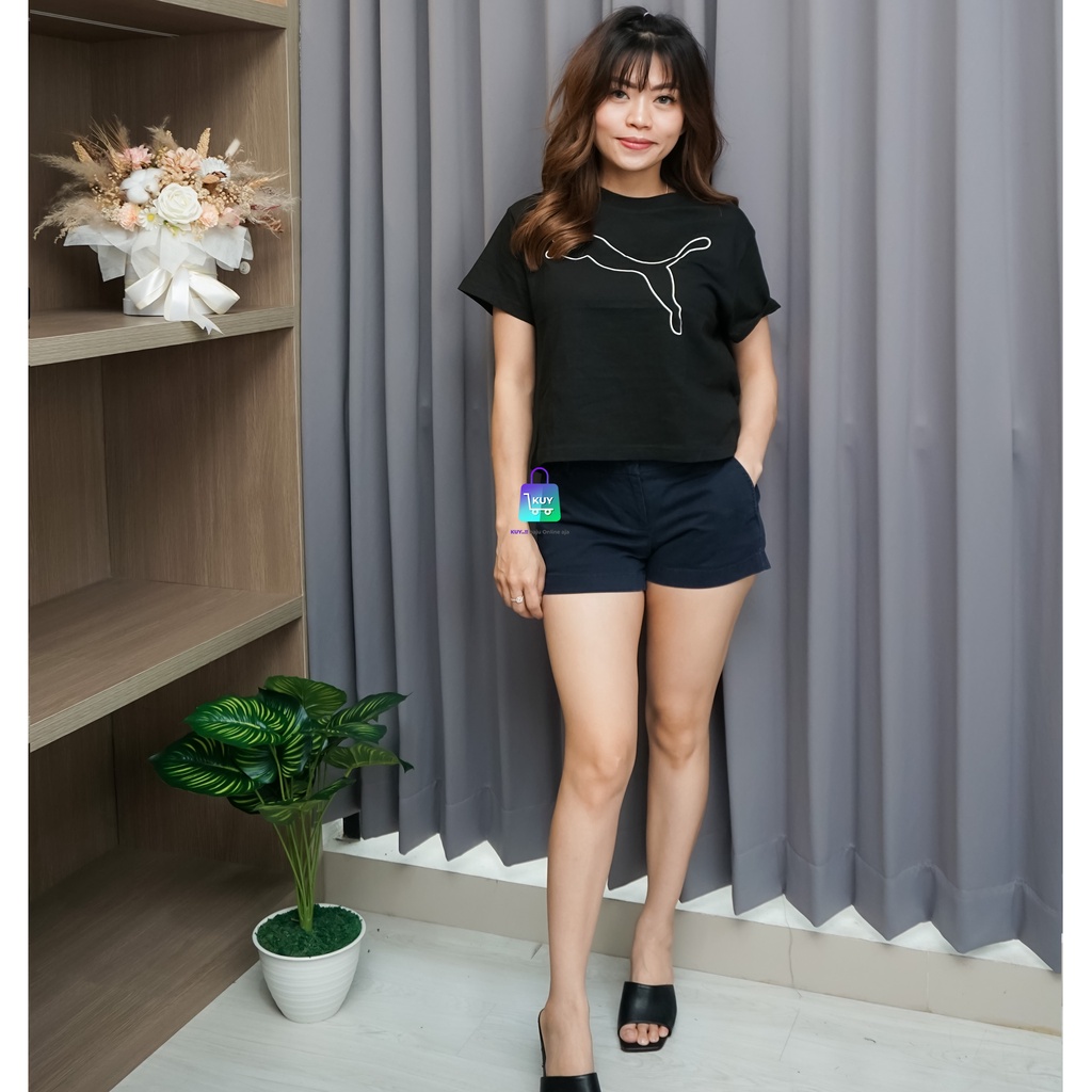 CELANA PENDEK SANTAI WANITA J.CREW CHINO TWILL CLASSIC