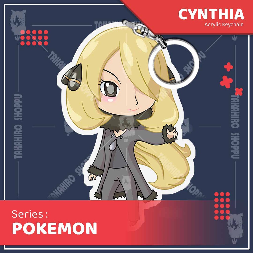 Gantungan Kunci / Keychain Akrilik POKEMON - CYNTHIA