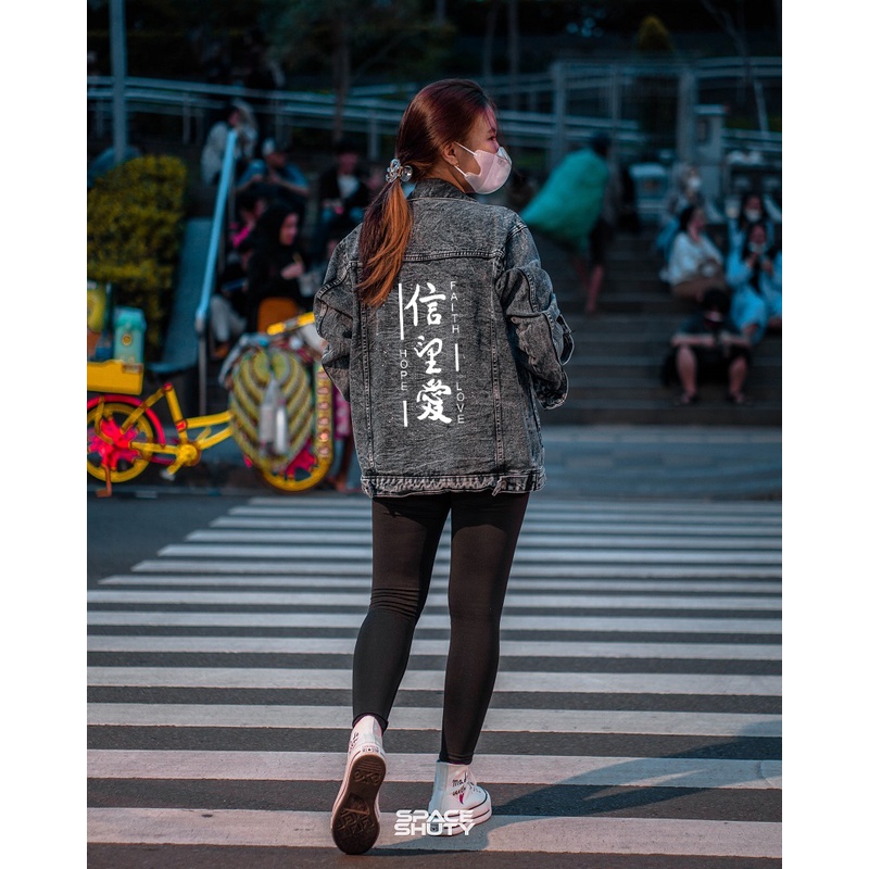 RAL store - JAKET JEANS DENIM / WANITA / BEST SELLER - SABLON PLASTISOL F Y D