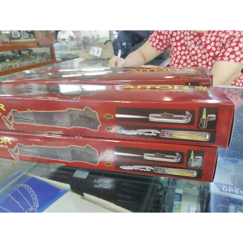 Pisau AITOR JUNGLE KING 2 Berburu Outdoor Camping Peralatan Survival