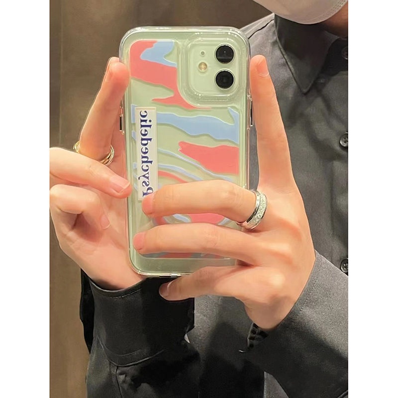 IPHONE Soft Case Sederhana Kompatibel Untuk Iphone13 14 12 11 Pro XS Max7 8 Plus X XR Casing Ponsel Transparan TPU Silikon Shockproof Cover