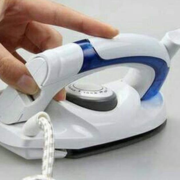 MINI IRON ELECTRIC STEAM SETRIKA SETERIKA UAP KECIL MINI LISTRIK LIPAT