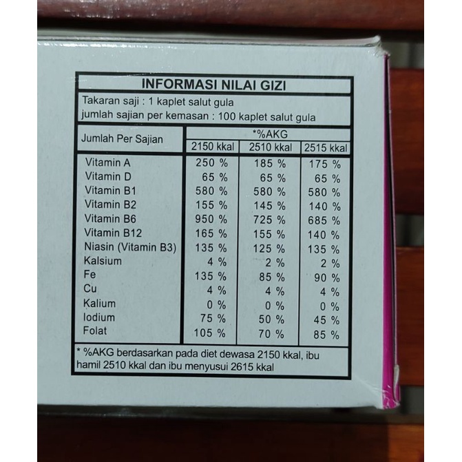 Bundavin 10 Kaplet / Vitamin Ibu Hamil &amp; Menyusui / Multivitamin dan Mineral