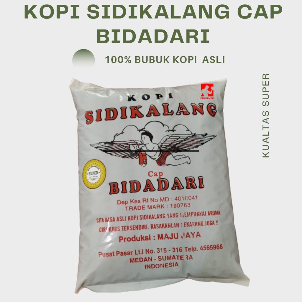 

KOPI SIDIKALANG CAP BIDADARI SUPER BUBUK KOPI HITAM SIDIKALANG 100% KOPI TANPA CAMPURAN KUALITAS TERBAIK