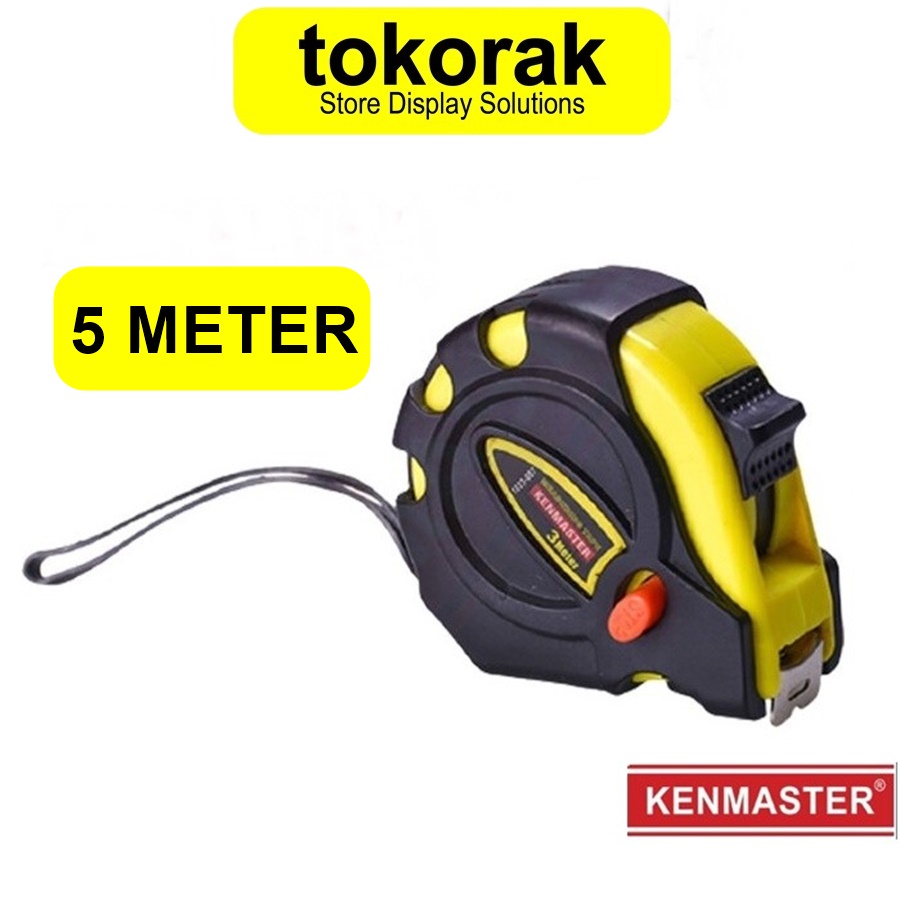 METERAN ROLL 5 METER KENMASTER - SELFLOCK MEASURING - METERAN AUTO STOP