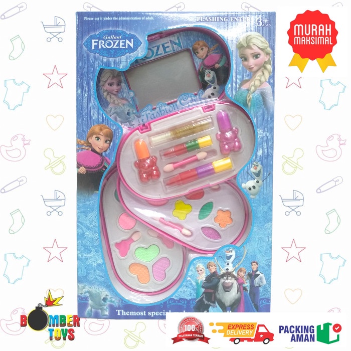 MAINAN KOSMETIK ANAK MAKEUP SET 3 SUSUN DANDAN PEREMPUAN GIRL