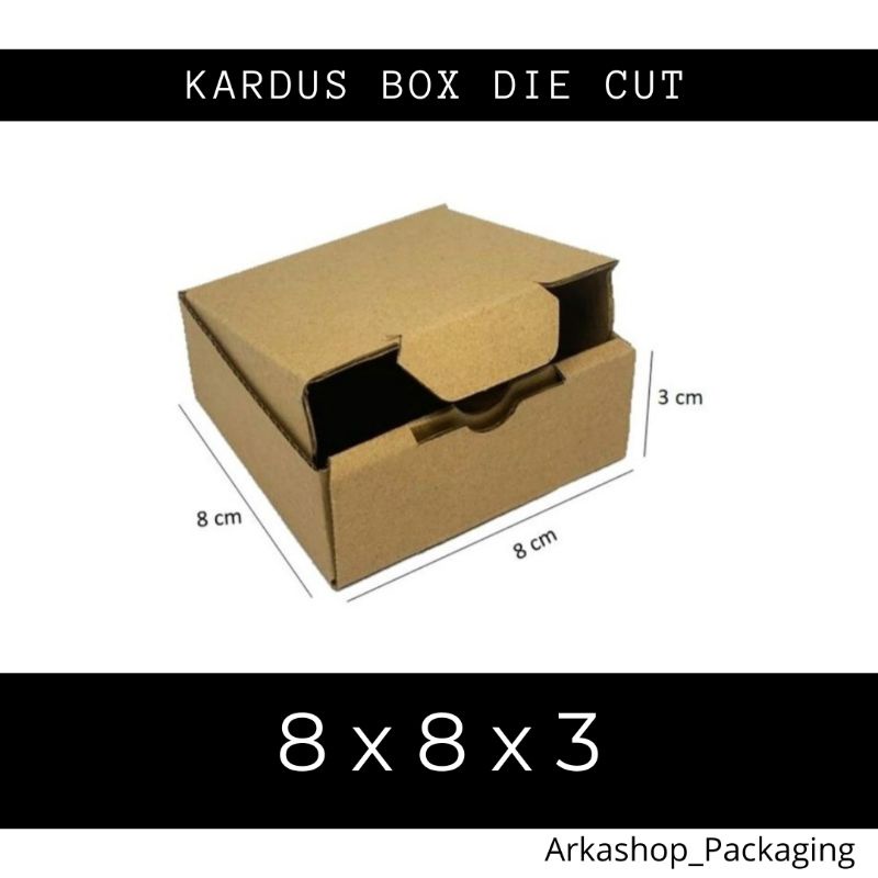 

Kardus Box 8x8x3 Karton Die Cut - Kardus Hampers - Kardus Pizza - Box Packing