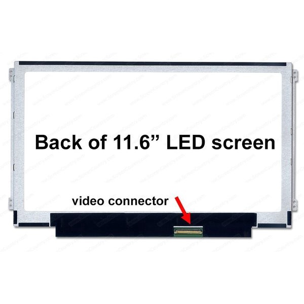 LCD 11.6 SLIM 40 PIN LENOVO IDEAPAD S200 S206 S210 S215 S20-30 LCD 11.6&quot; 40 PIN SOCKET KANAN - KIRI