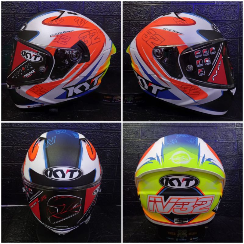 KYT NFR MOTIF ISSAC VINALES GP EDITION KYT NFR ORIGINAL TERMURAH