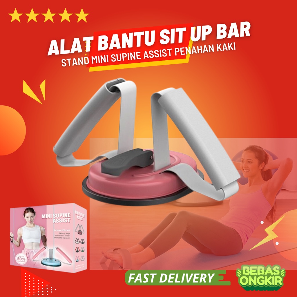 Alat Bantu sit up bar Helper stand mini supine assist Penahan kaki