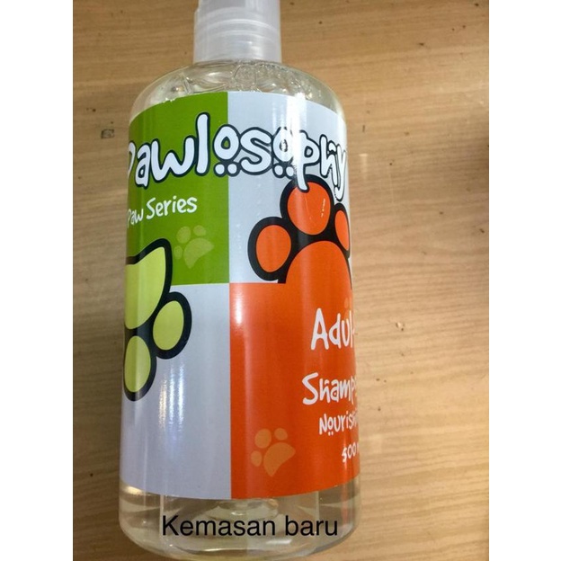 Pawlosophy Adult Shampoo 500ml - 001095 - packing coklat