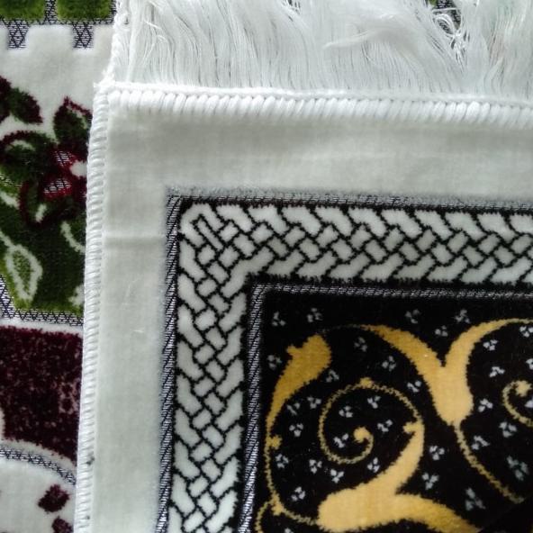 SAJADAH SAFATEX PUTIH TURKI - Biru